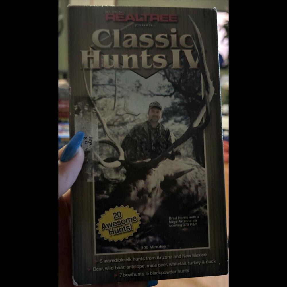 Bill Jordan’s Realtree Classic Hunts 4 VHS Brand New Factory Sealed​​